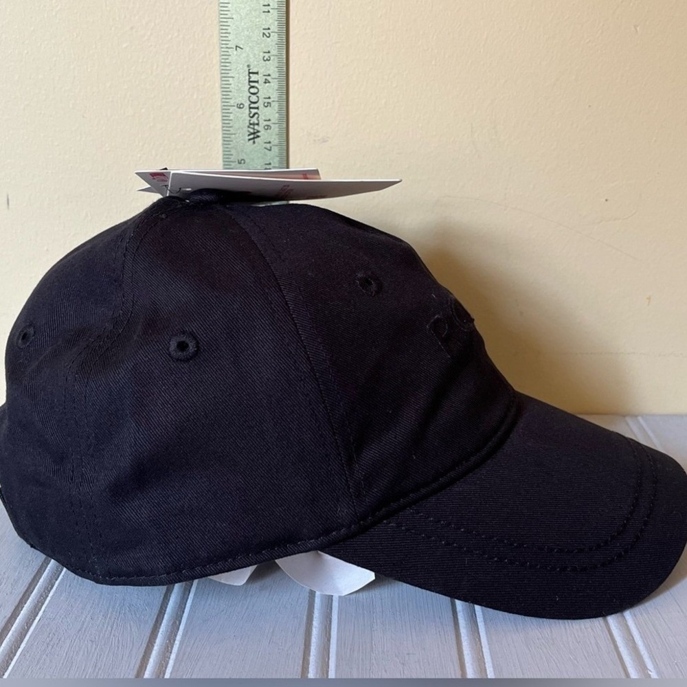 Roxy Dear Believer Logo Baseball Hat Black Womens One Size Adjustable Cotton NWT - Picture 8 of 12